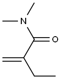 Butanamide, N,N-dimethyl-2-methylene- (9CI) Struktur