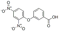 3-(2,4-dinitrophenoxy)benzoic acid Struktur