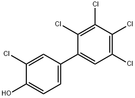 2-chloro-4-(2,3,4,5-tetrachlorophenyl)phenol Struktur