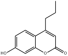 7-HYDROXY-4-PROPYL-2H-CHROMEN-2-ONE Struktur