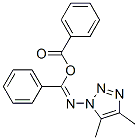 N-(4,5-Dimethyl-1H-1,2,3-triazol-1-yl)benzimidic acid benzoic anhydride Struktur