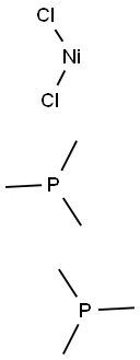 Dichlorobis(trimethylphosphine)nickel(II) Struktur