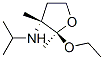 3-Furanamine,2-ethoxytetrahydro-2,3-dimethyl-N-(1-methylethyl)-,cis-(9CI) Struktur