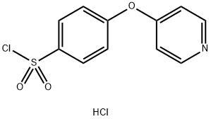 4-(4-PYRIDYLOXY)BENZENESULFONYL CHLORIDE HYDROCHLORIDE Struktur