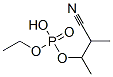 (1-Cyanoethyl)diethyl=phosphate Struktur