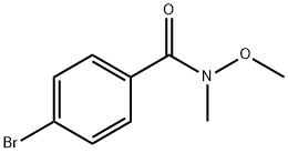 4-BROMO-N-METHOXY-N-METHYLBENZAMIDE Struktur