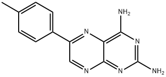 2,4-Diamino-6-(p-tolyl)pteridine hdrochloride Struktur