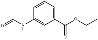 Benzoic acid, 3-(formylamino)-, ethyl ester (9CI) Struktur