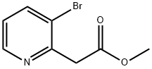 2-Pyridineacetic acid, 3-bromo-, methyl ester Struktur