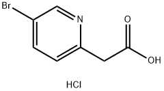 2-(3-BROMOPYRIDIN-2-YL)ACETIC ACID HYDROCHLORIDE Struktur