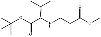 N-(3-Methoxy-3-oxopropyl)-L-valine tert-Butyl Ester Struktur