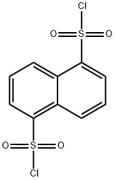 naphthalene-1,5-disulfonyl chloride Struktur