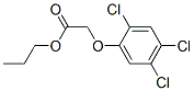 propyl 2,4,5-trichlorophenoxyacetate  Struktur