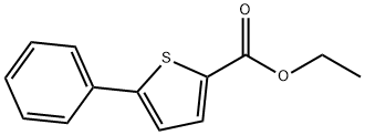 ETHYL 5-PHENYL-2-THIOPHENECARBOXYLATE Struktur