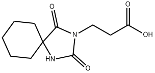 3-(2,4-DIOXO-1,3-DIAZASPIRO[4.5]DEC-3-YL)PROPANOIC ACID Struktur