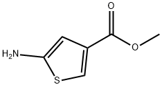 3-Thiophenecarboxylicacid,5-amino-,methylester(9CI) Struktur