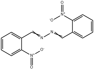 1,2-Bis(2-nitrobenzylidene)hydrazine Struktur