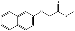 (2-NAPHTHOXY)ACETIC ACID METHYL ESTER Struktur