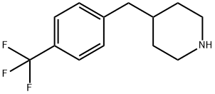 4-(4-TRIFLUOROMETHYLBENZYL)PIPERIDINE Struktur