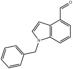 1-(PHENYLMETHYL)-1H-INDOLE-4-CARBOXALDEHYDE Struktur