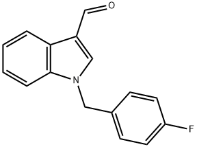 1-(4-FLUORO-BENZYL)-1H-INDOLE-3-CARBALDEHYDE Struktur