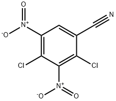 2 4-DICHLORO-3 5-DINITROBENZONITRILE Struktur