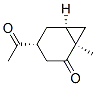 Bicyclo[4.1.0]heptan-2-one, 4-acetyl-1-methyl-, [1R-(1alpha,4alpha,6alpha)]- (9CI) Struktur