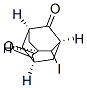 (1R,3R,5R,7R)-4-Iodo-2,6-adamantanedione Struktur