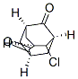 (1R,3R,5R,7R)-4-Chloro-2,6-adamantanedione Struktur