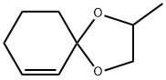 1,4-Dioxaspiro[4.5]dec-6-ene,  2-methyl- Struktur