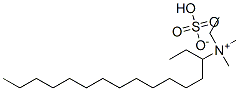 ethyl ethyldimethyltetradecylammonium sulphate  Struktur