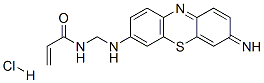 N-[(3-Imino-3H-phenothiazin-7-ylamino)methyl]acrylamide hydrochloride Struktur