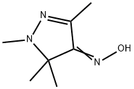 4H-Pyrazol-4-one,  1,5-dihydro-1,3,5,5-tetramethyl-,  oxime Struktur