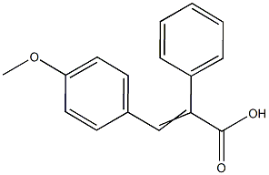 3-(4-methoxyphenyl)-2-phenylacrylic acid Struktur