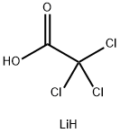 lithium trichloroacetate Struktur