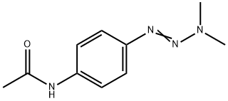 1-(3-ACETAMIDOPHENYL)-3,3-DIMETHYLTRIAZENE Struktur