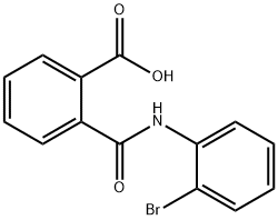 2-[[(2-BROMOPHENYL)AMINO]CARBONYL]-BENZOIC ACID Struktur