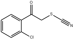 2-(2-chlorophenyl)-2-oxoethyl thiocyanate Struktur