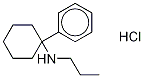 N-(1-Phenylcyclohexyl)propanamine Hydrochloride Struktur