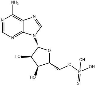 ADENOSINE 5'-O-THIOMONOPHOSPHATE DILITHIUM SALT Structure