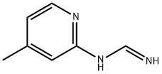 Methanimidamide, N-(4-methyl-2-pyridinyl)- (9CI) Struktur