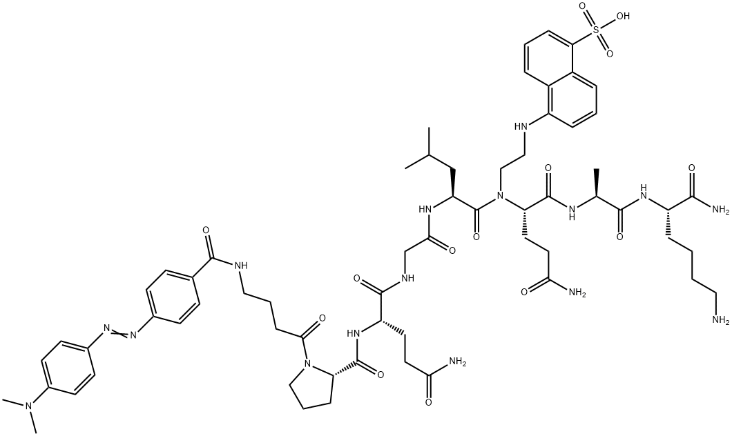 MMP SUBSTRATE III, FLUOROGENIC Struktur