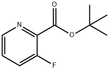 3-Fluoropyridine-2-carboxylic acid tert-butyl ester Struktur