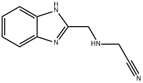 Acetonitrile, [(1H-benzimidazol-2-ylmethyl)amino]- (9CI) Struktur