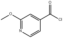 4-Pyridinecarbonyl chloride, 2-methoxy- (9CI) Struktur