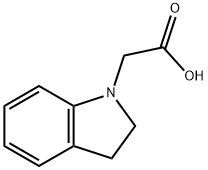 2,3-DIHYDRO-1-INDOLEACETIC ACID Struktur