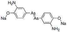 4,4'-(1,2-Diarsenediyl)bis[2-amino-1-sodiooxybenzene] Struktur