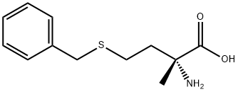 2-amino-4-(benzylsulfanyl)-2-methylbutanoic acid Struktur