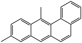 9,12-dimethyl-1,2-benzanthracene Struktur