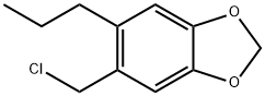 3,4-METHYLENEDIOXYBENZYL CHLORIDE Struktur